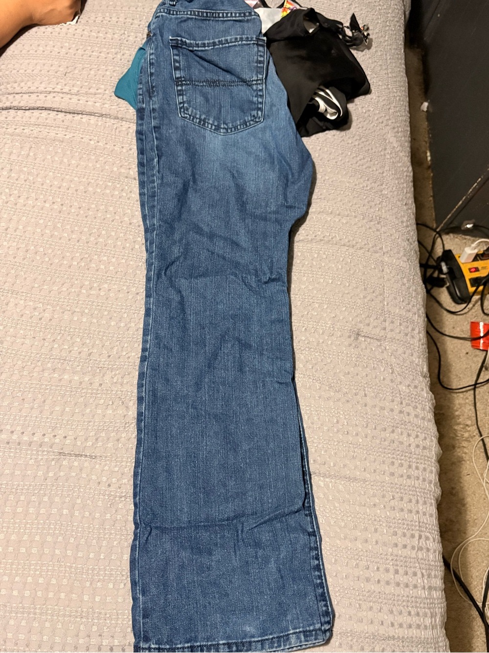 Size 18 pre teen jeans Blue Denim Jeans - Classic Straight Leg